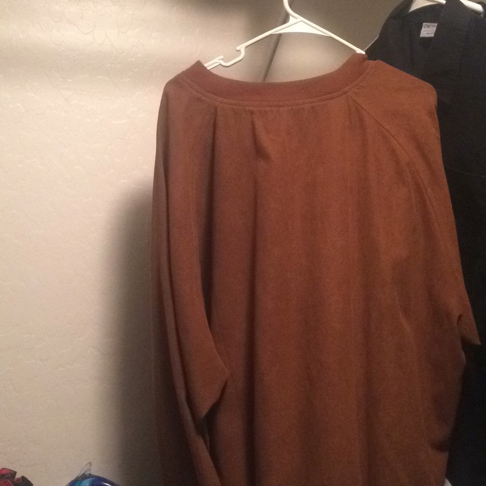 Suede infinity pullover jacket - Picture 3 of 4